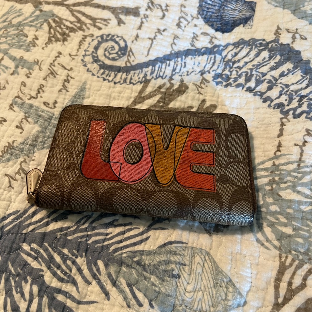 Coach Love Wallet